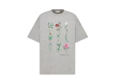 Dior T-Shirt Slub Cotton Jersey "Gray"