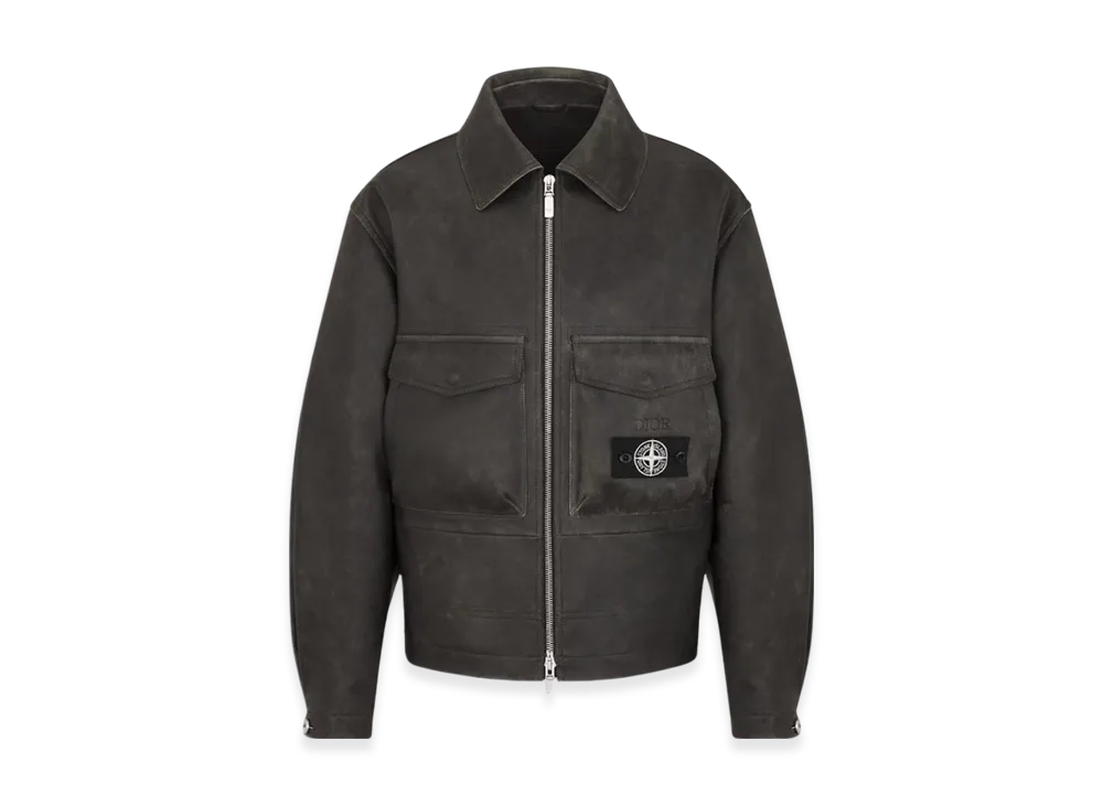 Dior x Stone Island Nappa Lambskin Jacket "Black"