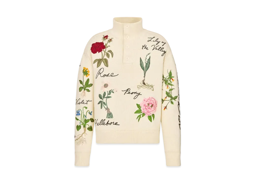 Dior Sweater Cotton Jersey "White"