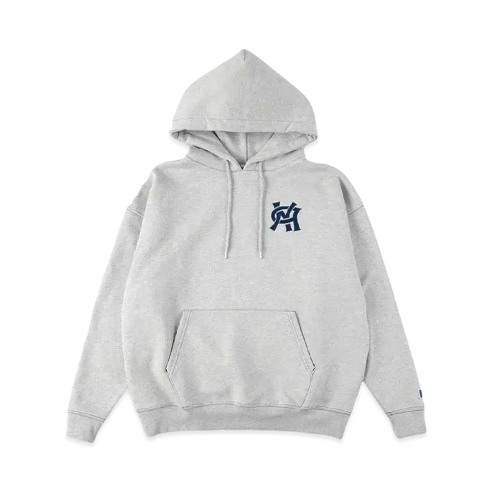 9090 N9 Logo Stich Hoodlie "Heather Gray"