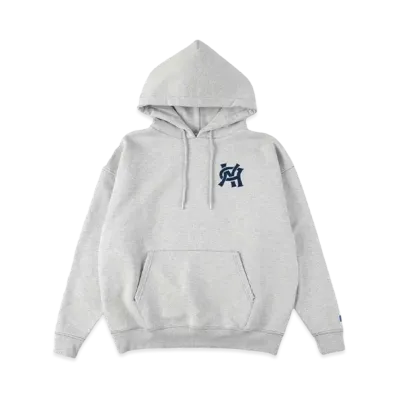 9090 N9 Logo Stich Hoodlie "Heather Gray"