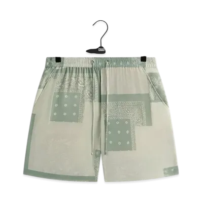 Kith Silk Lyocell Bandana Cedar Short "Realm"