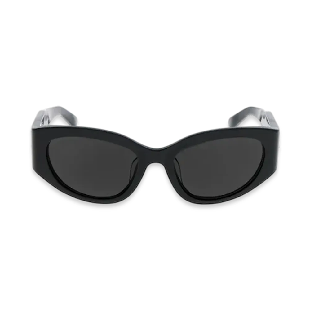 BALENCIAGA Bossy Round Af Sunglasses "Black"
