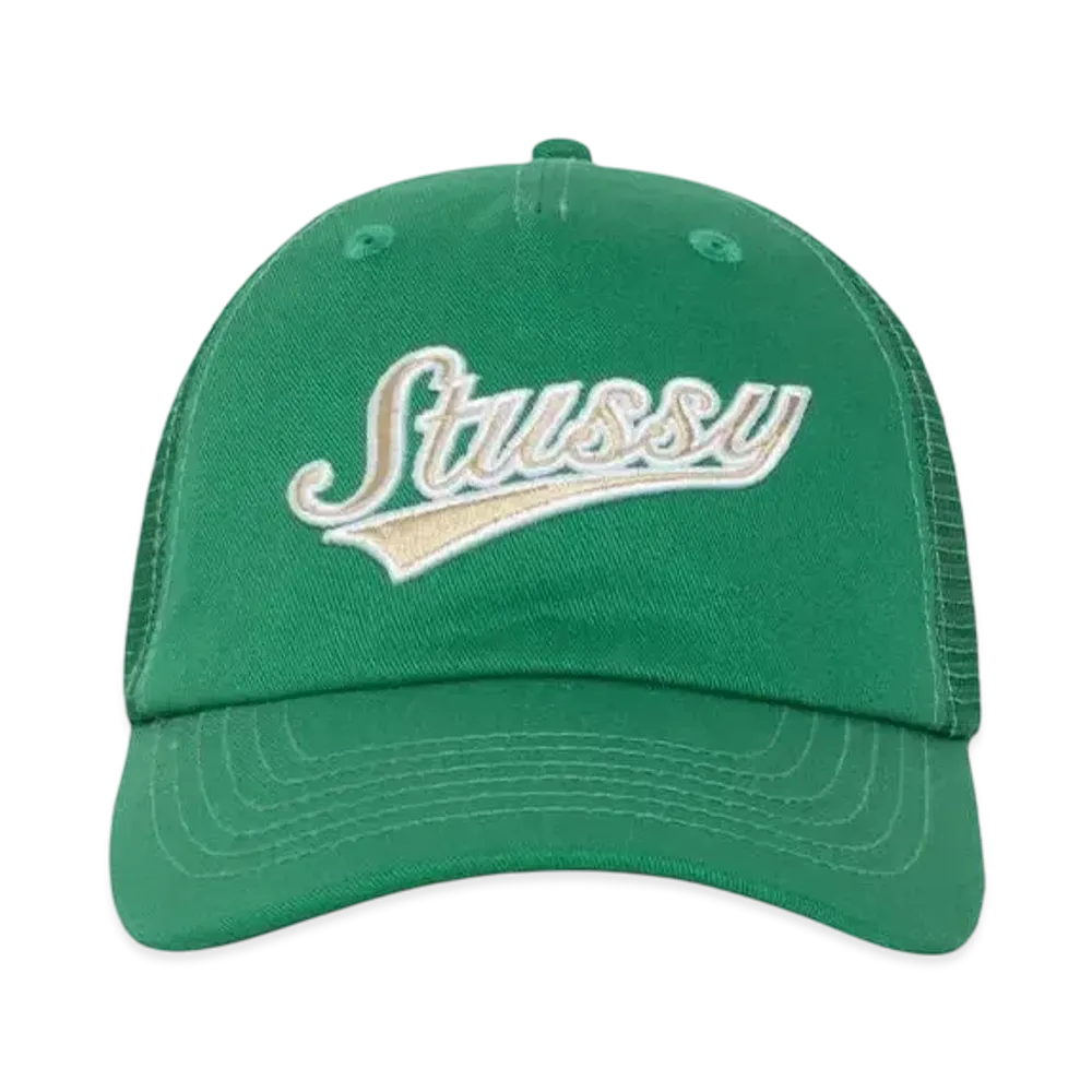 Stussy Low Profile Athletic Trucker Snapback "Forest"
