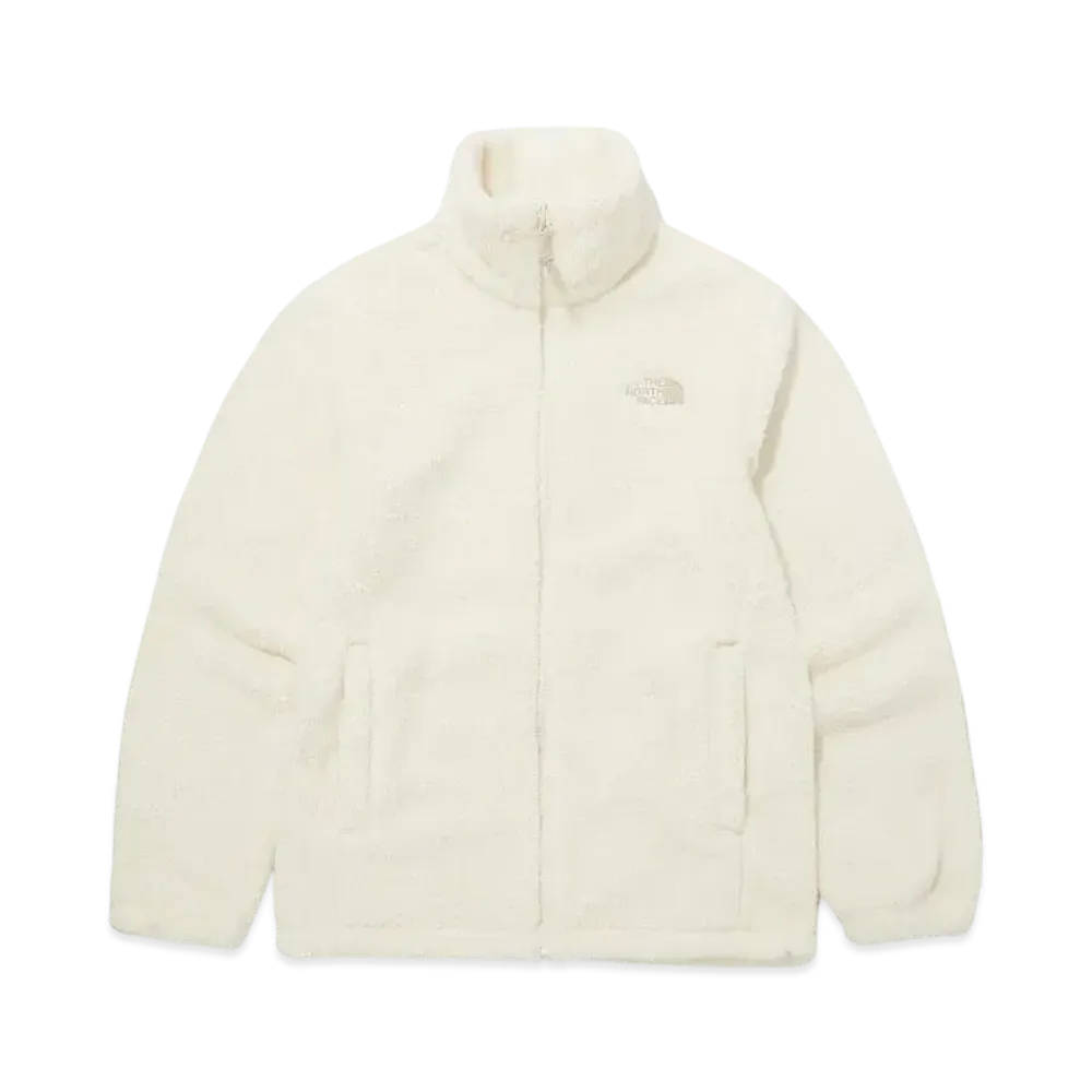 The North Face Comfy Alpha Fleece Zip Up "Cream"
