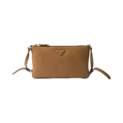 PRADA Leather Pouch "Camel"