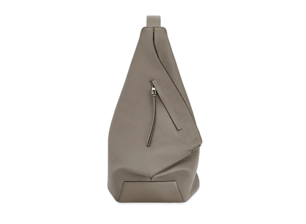 LOEWE Small Anton Backpack In Soft Grained Calfskin "Dark Moss"
