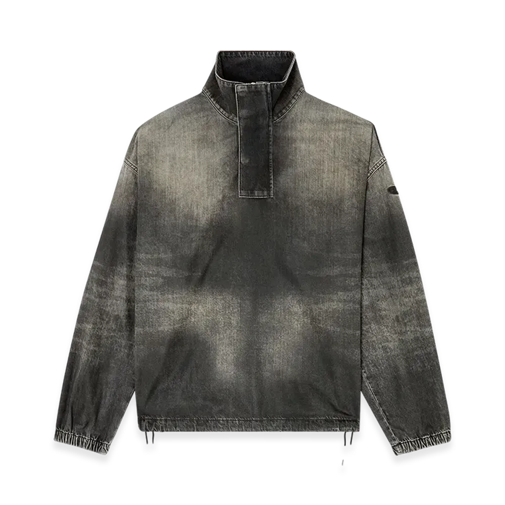 Diesel D-Flow-S3 Denim top with mock neck "Black"