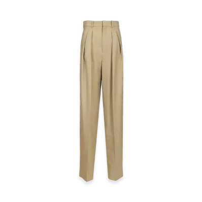 Saint Laurent Women's Trousers "Beige"