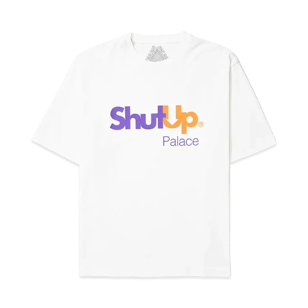 PALACE Shut Up T-Shirt "White"