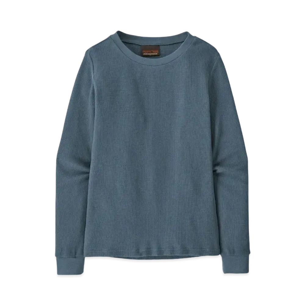 Patagonia Women's Work Waffle Crew "Utility Blue"