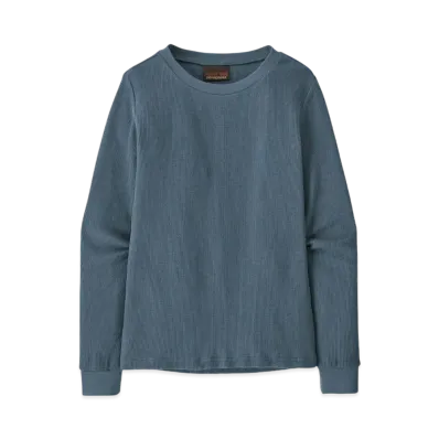 Patagonia Women's Work Waffle Crew "Utility Blue"