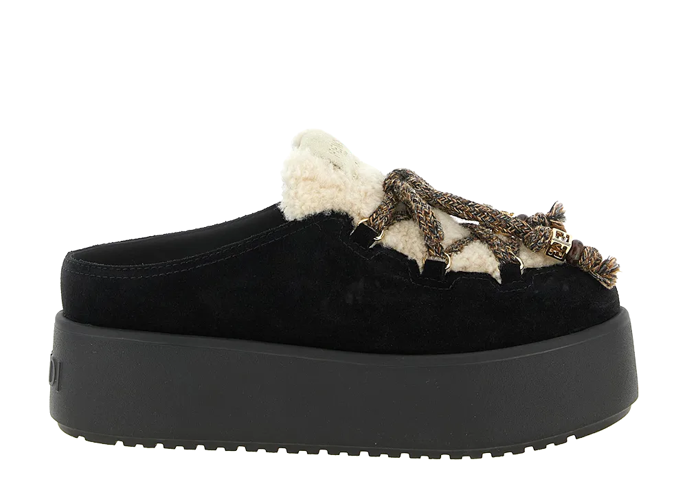 FENDI Women's Apres Chic Sabots "Black"