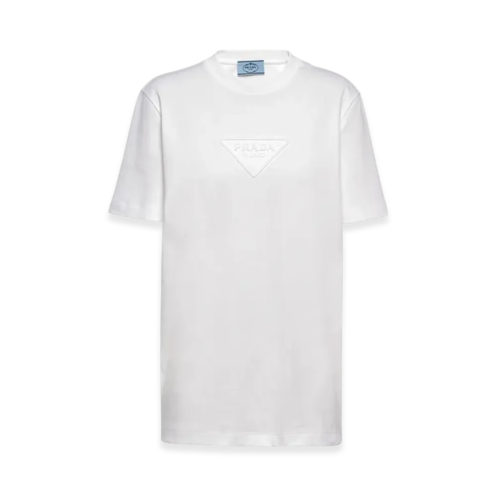 PRADA Women's Interlock T-Shirt "White"