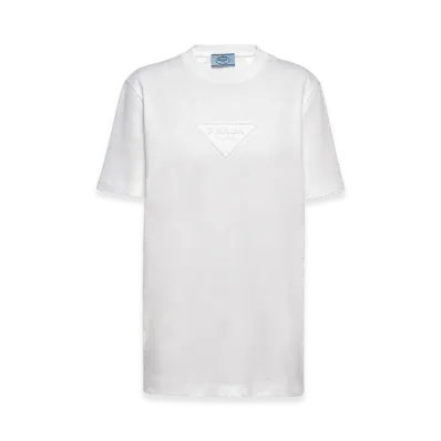 PRADA Women's Interlock T-Shirt "White"