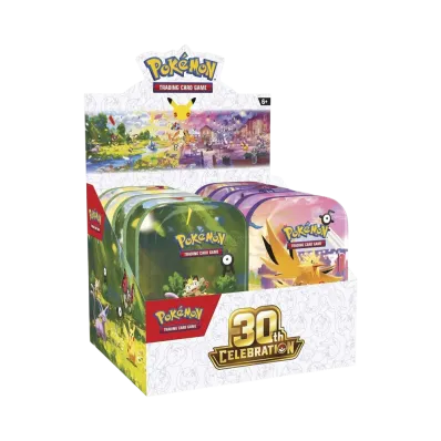 ポケモンカードゲームMEGA(英語版) ミニティン ディスプレイボックス「30th CELEBRATION」