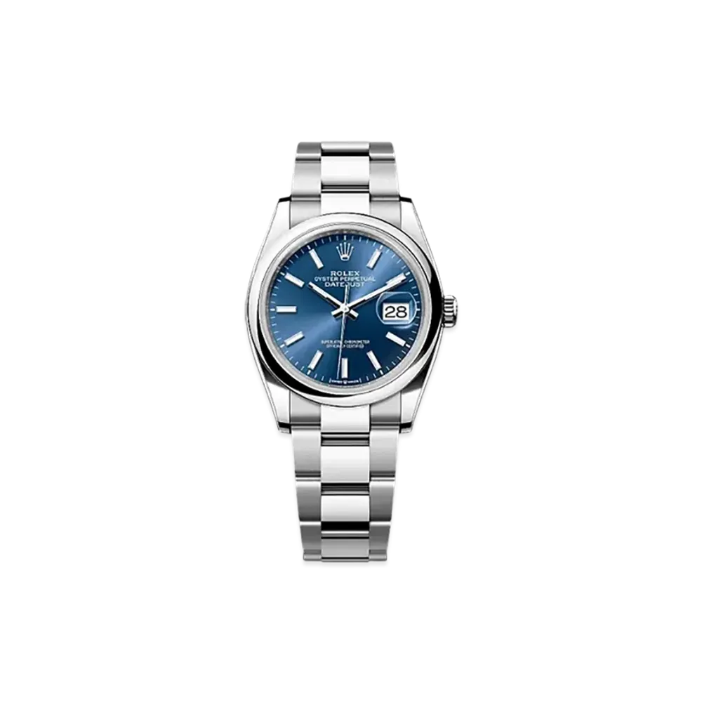 ROLEX Datejust 36 Oystersteel "Blue"