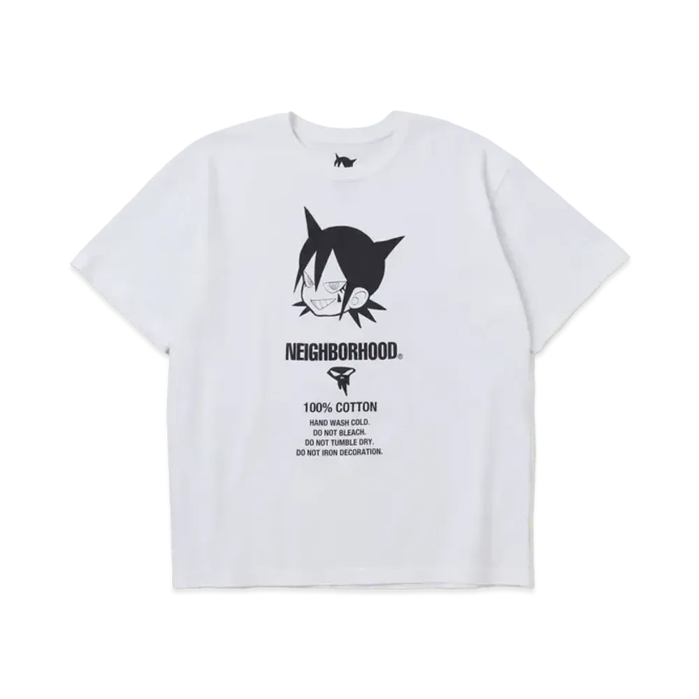 NEIGHBORHOOD NH x Jun Inagawa . Tee SS-3 "White" 231PCJIN-ST03S