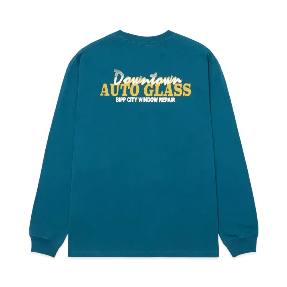 HUF Auto Glass LS Tee "Marine Blue"