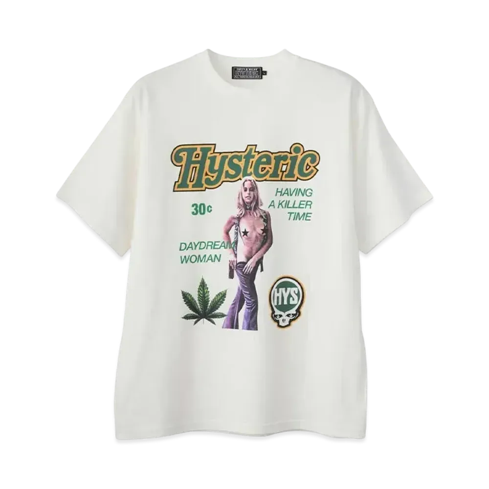 HYSTERIC GLAMOUR Daydream Woman T-Shirt "White"