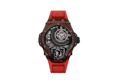 HUBLOT MP MP-09 Tourbillon Bi-Axis Red 3D Carbon 49mm