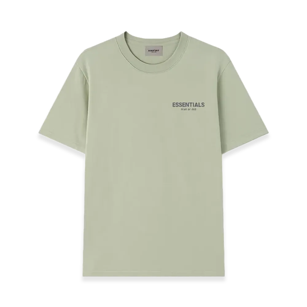フィアオブゴッドエッセンシャルズ ポイント ロゴ Tシャツ "コンクリート"