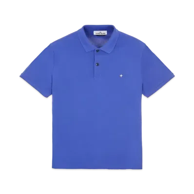 Stone Island 21717 STRETCH COTTON PIQUE_SLIM FIT "Periwinkle"