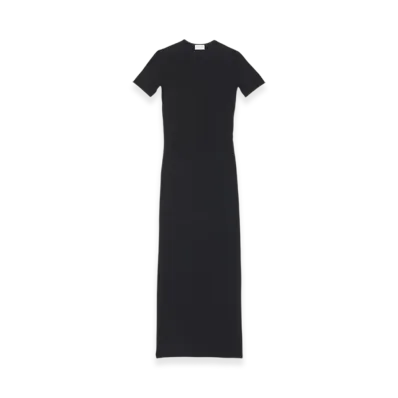 BALENCIAGA Women's Superlong Stretch Dress "Black"
