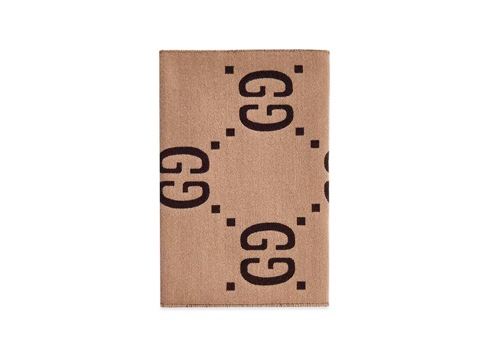 GUCCI Sciarpa 'freedom' "Brown"