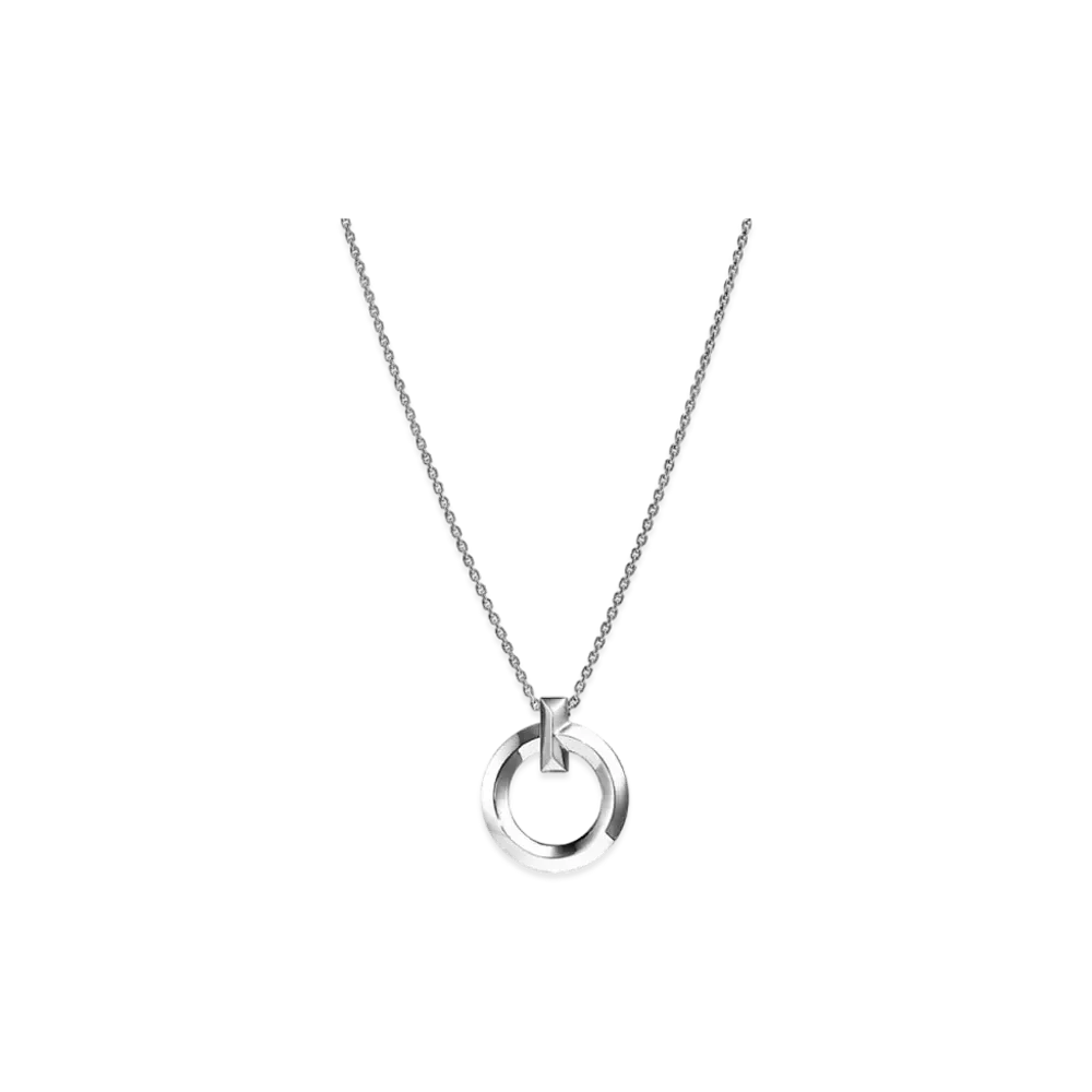 Tiffany & Co. Tiffany T T1 Circle Pendant Small 18K "White Gold"