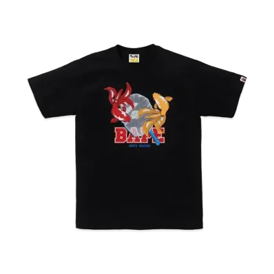A BATHING APE Goldfish Scooping Tee "Black"
