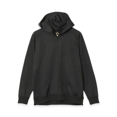 NEEDLES Zipped Hoody - Bright Jersey "Black"