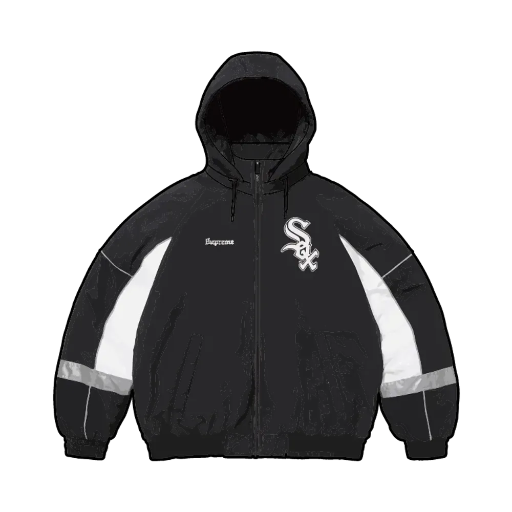 Supreme x Chicago White Sox Stadium Jacket "Black"