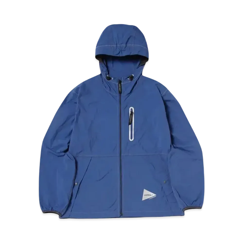 GRAMICCI x and wander Brushed Nylon Jacket "Blue"