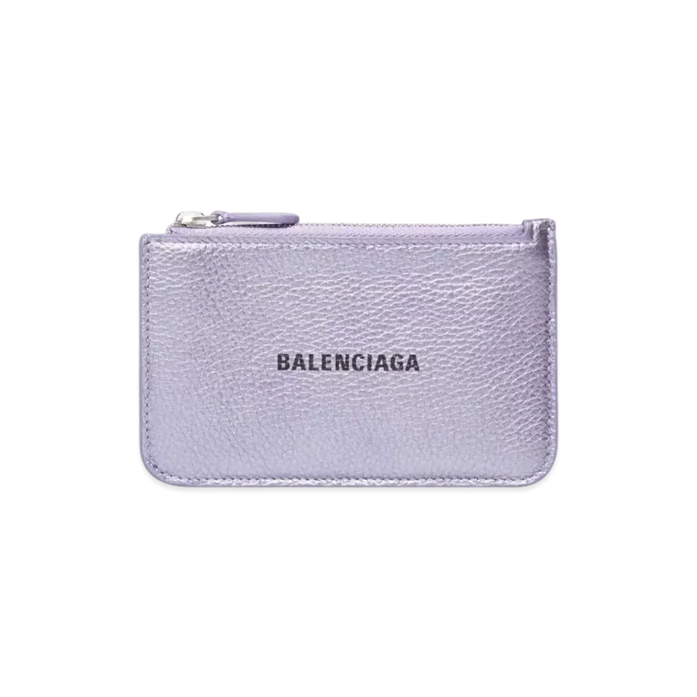 BALENCIAGA Cash Large Long Coin And Card Holder "Purple"