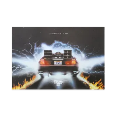 Kith x Back to the Future Take Me Back to 1985 Poster "Multi"