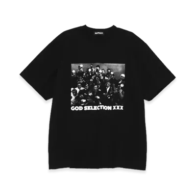 GOD SELECTION XXX Paparazzi Logo Photo Tee GX-S26-ST-17 "Black"