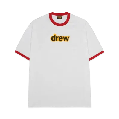 drew house oversized secret ss ringer tee "White"