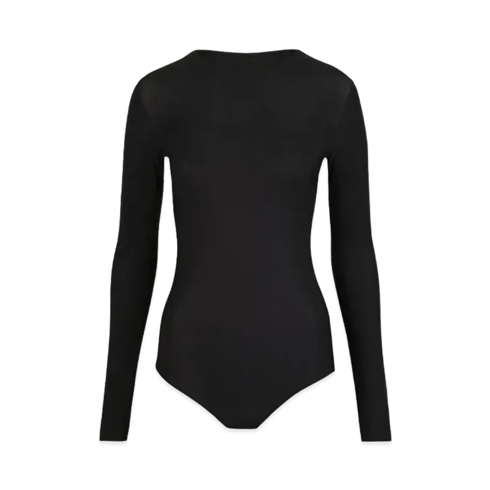 Maison Margiela Women's Technical Jersey Bodysuit "Black"