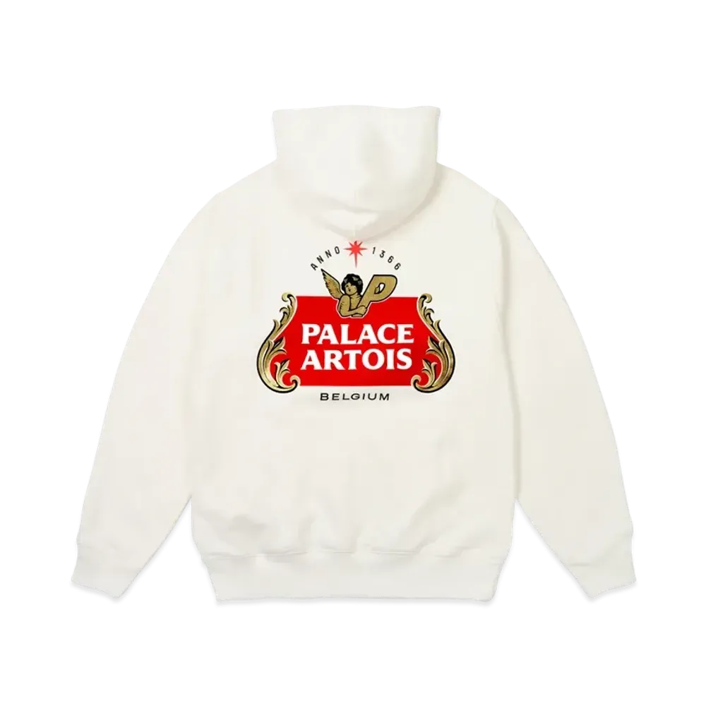 PALACE x Stella Artois Hoodie "White"