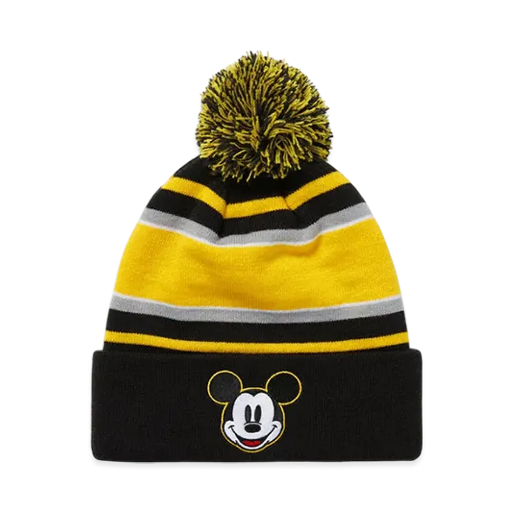 thisisneverthat x Disney Mickey Pom Beanie "Black/Yellow"