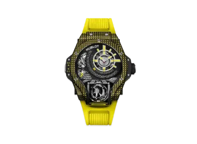 HUBLOT MP MP-09 Tourbillon Bi-Axis Yellow 3D Carbon 49mm