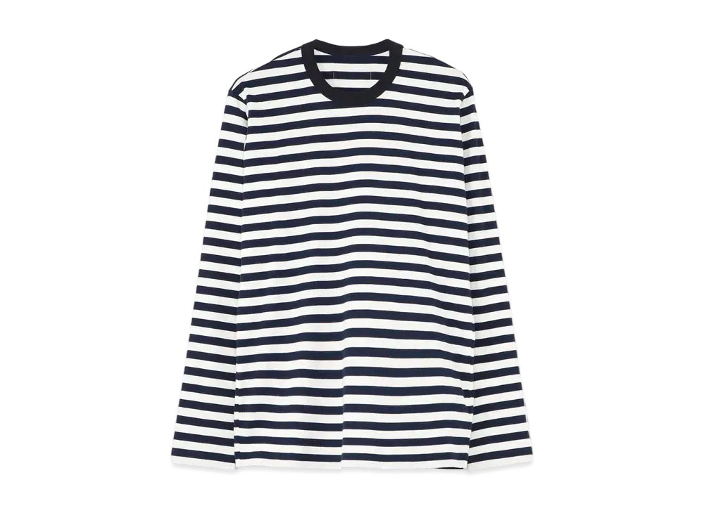 Yohji Yamamoto Y's BORDER Y's STITCH BIG LONG T "Navy"