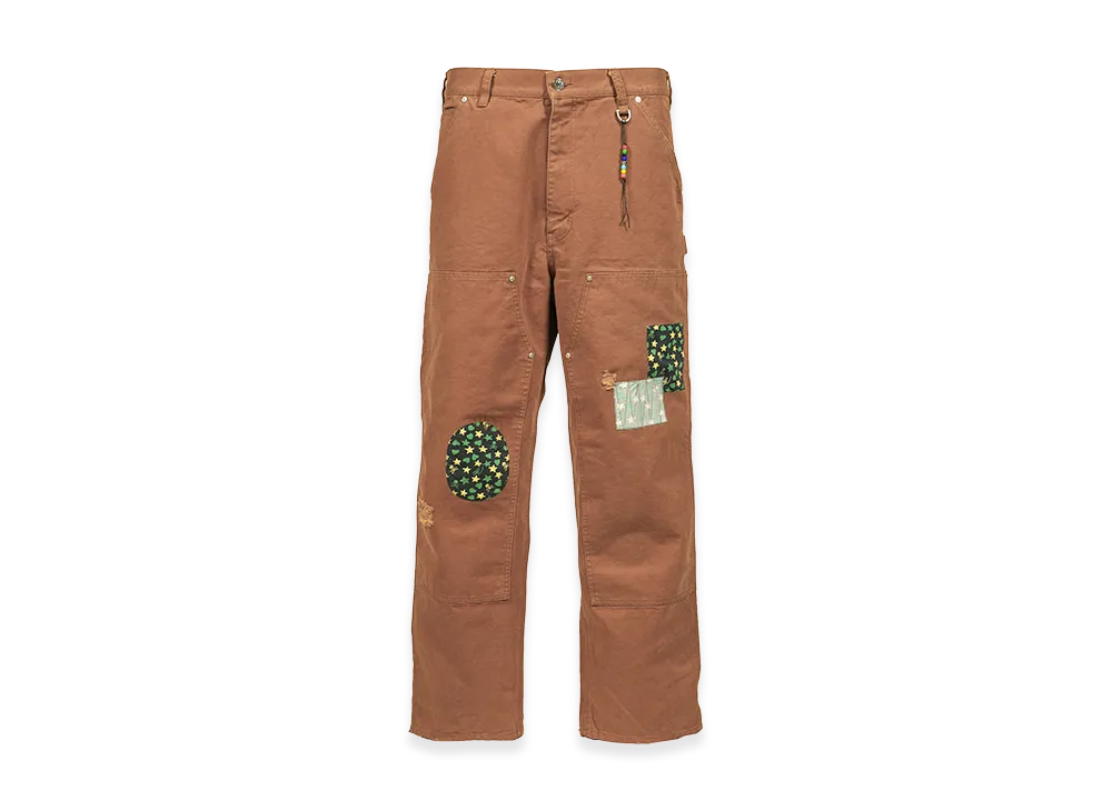SWJP x mastermind JAPAN DK Carpenter Pants "Brown"