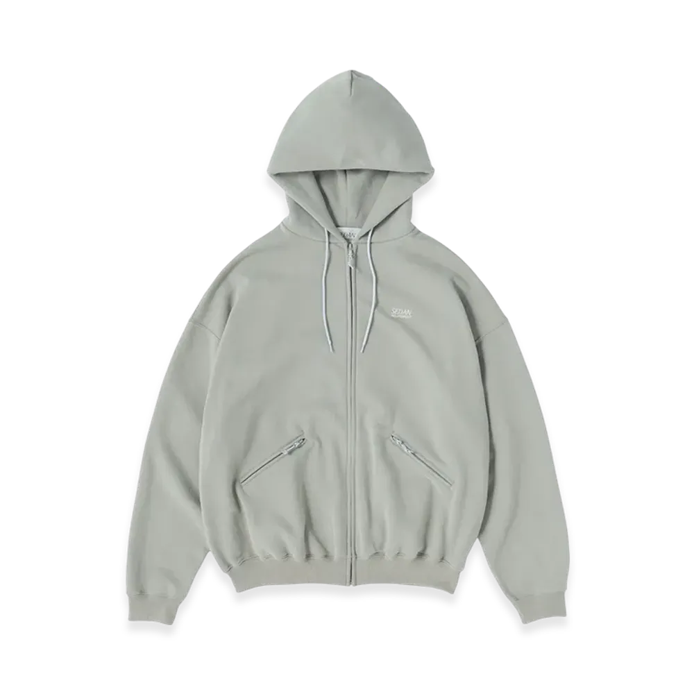 SEDAN ALL-PURPOSE OG Logo Full Zip Hoodie "Charcoal"