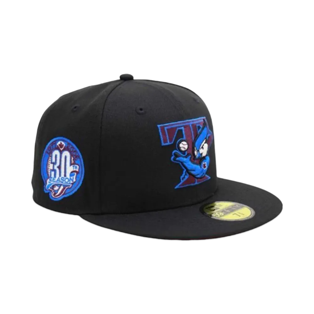 NEW ERA x THE CAP 59Fifty NEON STRIKE Toronto Blue Jays "Black"