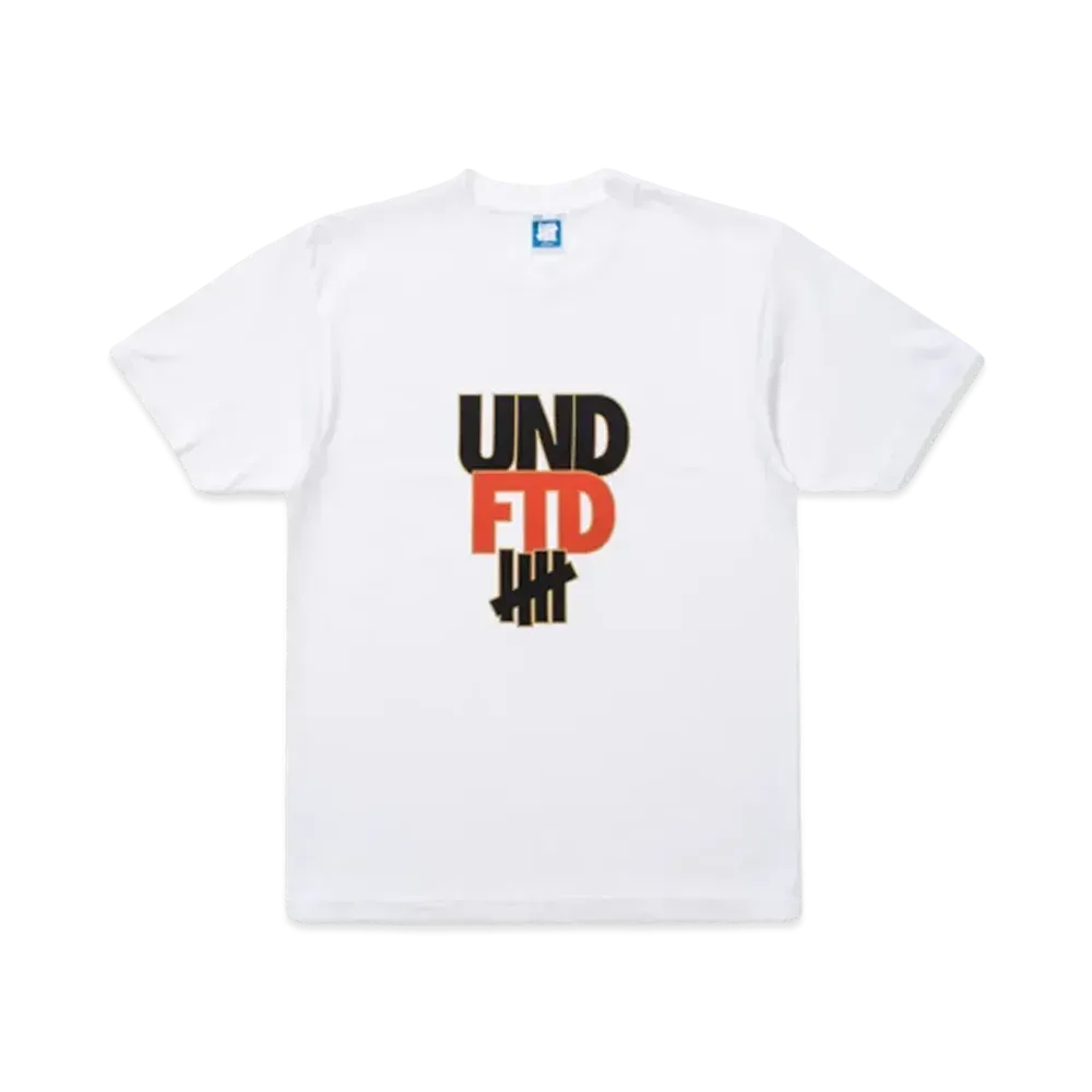 UNDEFEATED Stack S/S Tee "White"