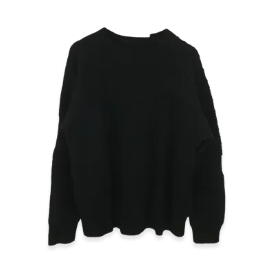 sacai Patch Woork Crew Neck Knit "Black"