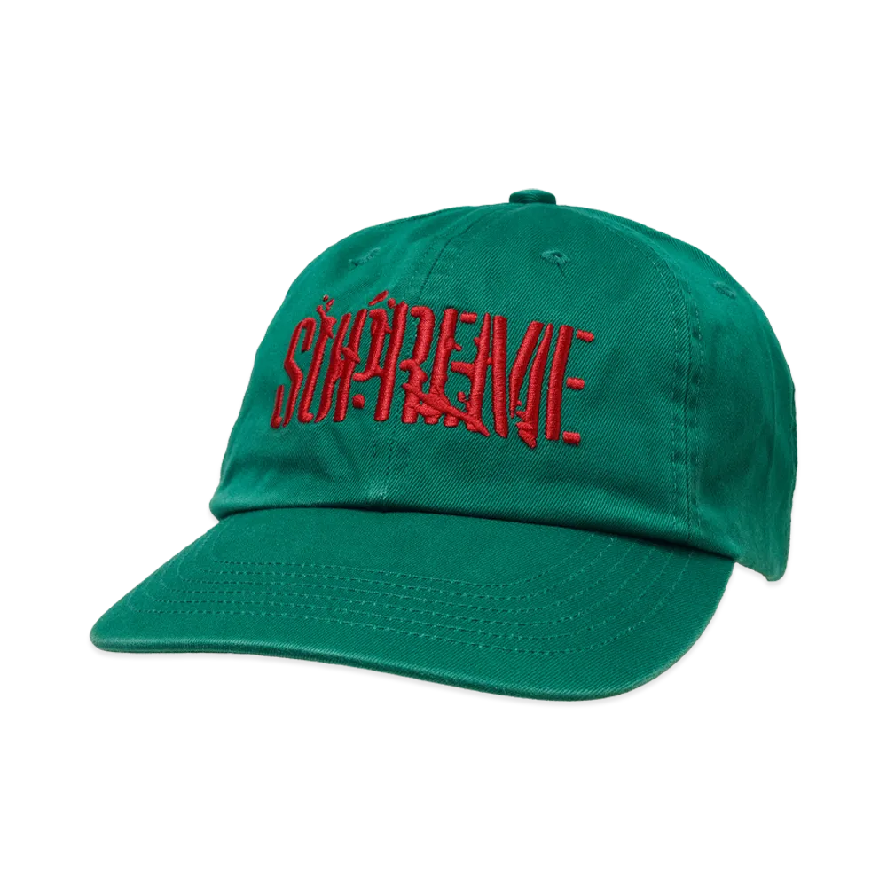 Supreme Splatter 6-Panel "Dark Green"