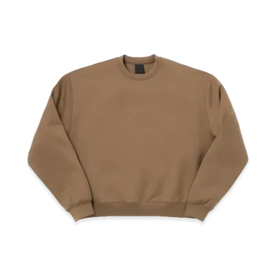 DAIWA PIER39 Tech Scuba Knit Crew "Light Brown"